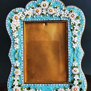 その他 Italian Micro Mosaic Frame Rank A set 2 Antique Italian Micro Mosaic / Millefleur Picture Frame - Etsy