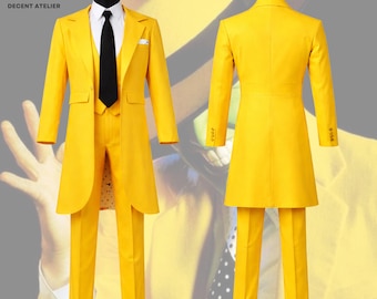 The Mask Yellow Zoot Suit Costume – 90s Movie Inspired 4-Piece Set