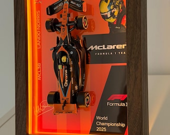 Cuadro 3D F1 McLaren MCL38 - Lando Norris