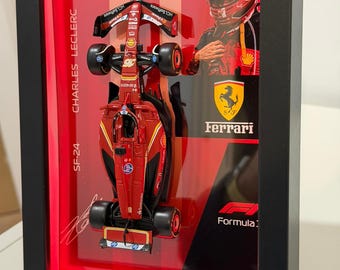 Cuadro 3D F1 Ferrari SF-24 - Charles Leclerc