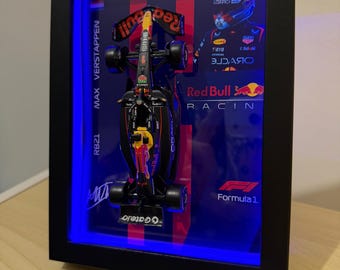 Cuadro 3D luz LED F1 Red Bull RB21 Max Verstappen