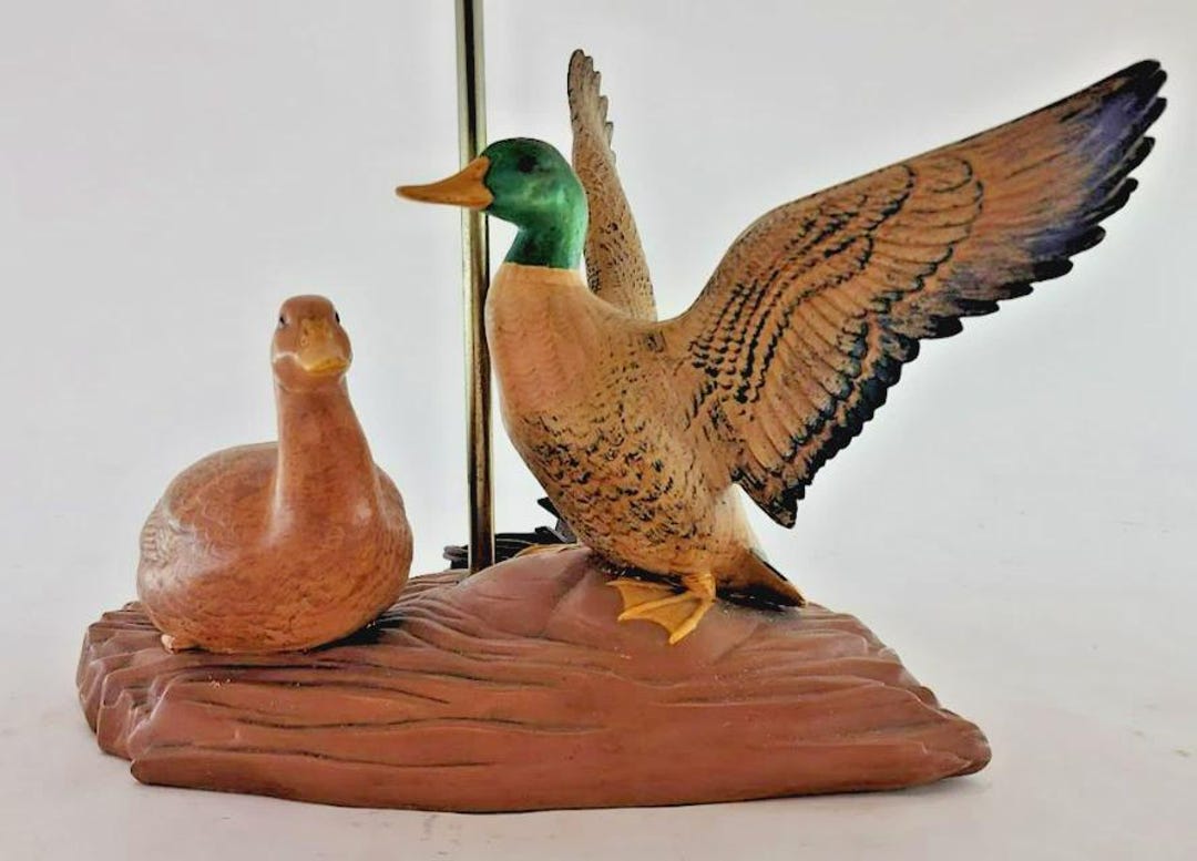 Vintage Mallard Duck Lamp – 1970s Holland Mold Ceramic Statue - Etsy
