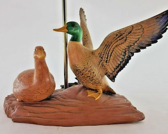Vintage Mallard Duck Lamp – 1970s Holland Mold Ceramic Statue - Etsy