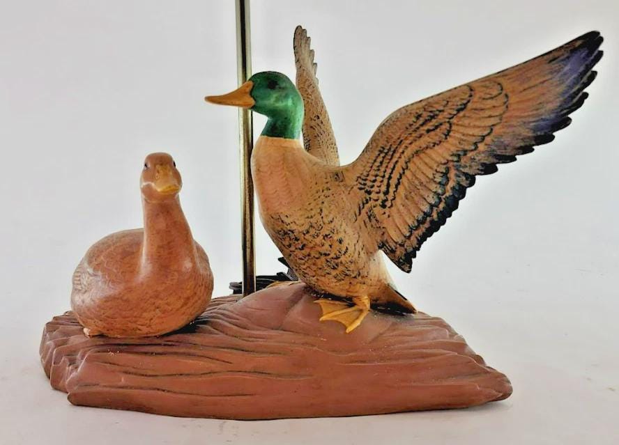 Vintage Mallard Duck Lamp – 1970s Holland Mold Ceramic Statue - Etsy