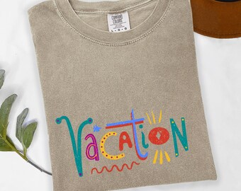 Vacation summer shirt,Summer Sunset shirt,Summer Fun  t shirt,Family Trip Summer Tee,Summer Vacation Gift,Cute Colorful Sunset t shirt