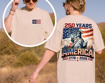 Statue of Liberty 1776- 2026 Shirt,With Liberty and Justice For All Shirt,Patriotic 4th of July Tee,Independence Day Freedom  America Shirt