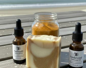 Sandalwood, Pachouli and Turmeric Soap