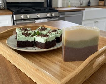 Creme Du Menthe Brownie Soap