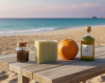 Hemp oil, Orange and Clove soap