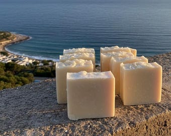 Olive Oil, Sea Salt, Eucalyptus, and Lime Soap