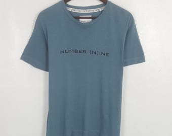 Vintage Number Nine Spell Out Custom Tshirt