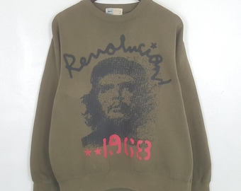 Vintage Che Guevara Revolucion 1968 Crewneck Sweatshirt