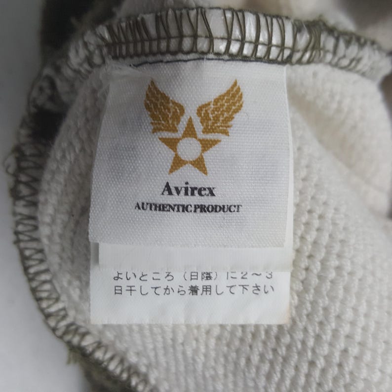 Vintage Avirex militär flygjacka med pälskrage bild 9