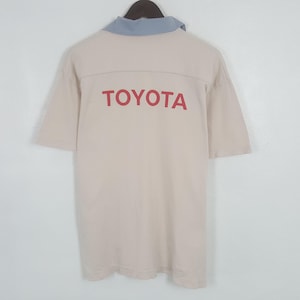 Vintage Toyota Japanese Check Collar Polos