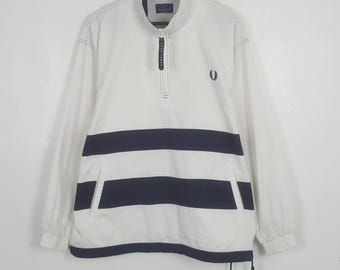 Vintage Fred Perry Halfzip Windbreaker Jacket