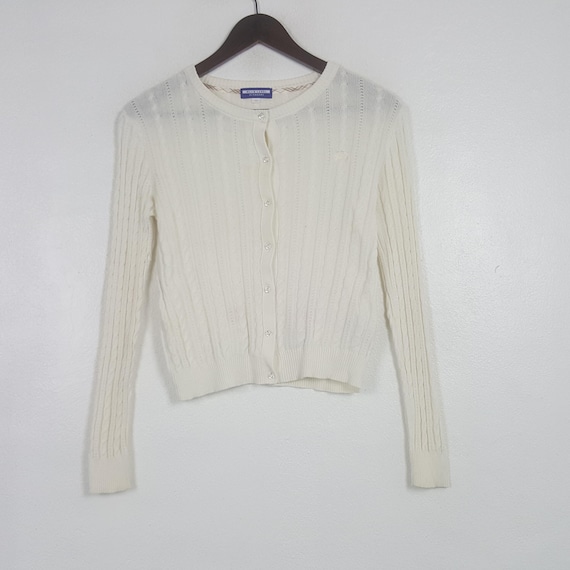 Burberry Blue Label, Vintage Burberry Blue Label Knit Cardigan