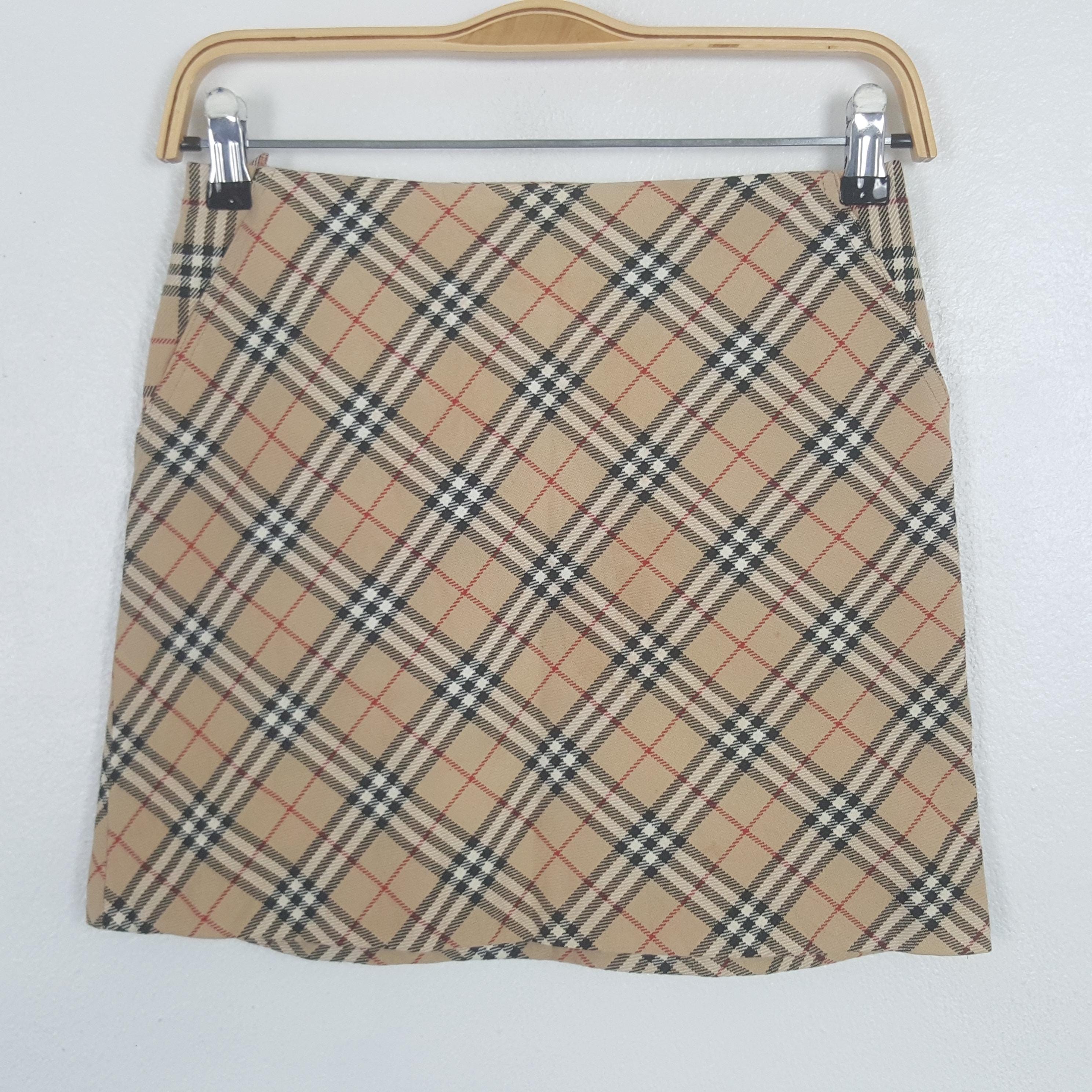 BURBERRY Burberry Blue Label Nova Check Mini Skirt Belt