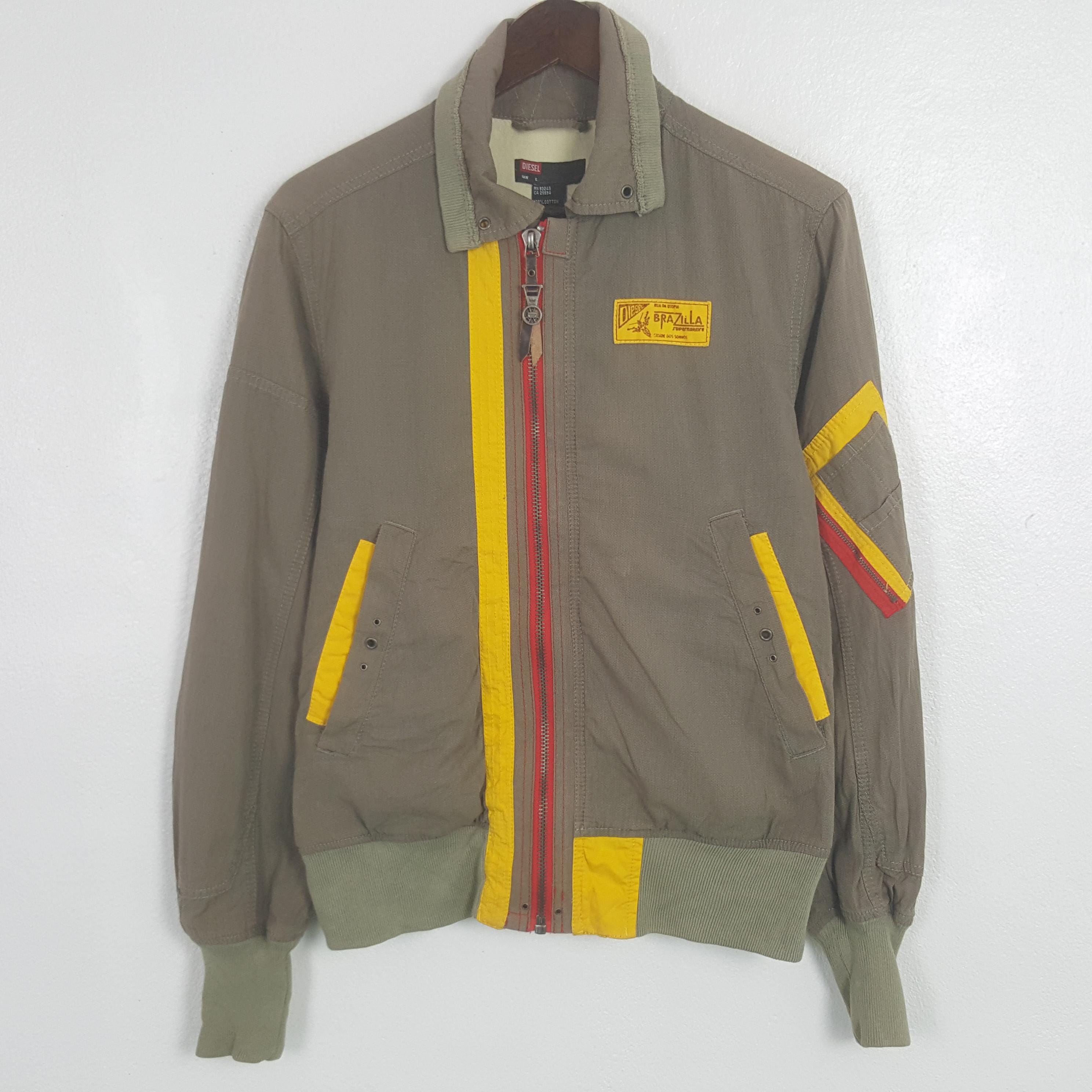 Vintage Rare Mens Diesel Rua Da Utopia Brazilla Jacket - Etsy