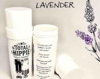Volledig natuurlijke deodorant - LAVENDEL - biologisch, met etherische oliën en geuren