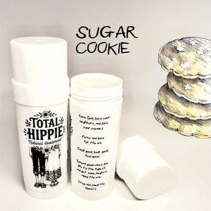 All Natural Deodorant - SUGAR COOKIE - Organic, w/Essential Oils & Fragrances