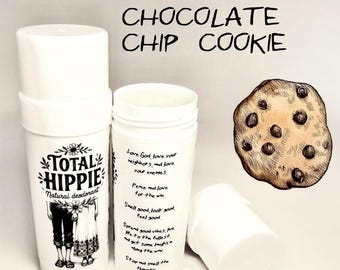 All Natural Deodorant - CHOCOLATE CHIP COOKIE - Organic, w/Essential Oils & Fragrances