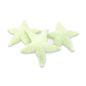 Light Green Starfish Cabochon (3) 30mm JB196
