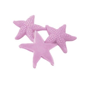 Lavender Purple Starfish Cabochon (3) 30mm JB202