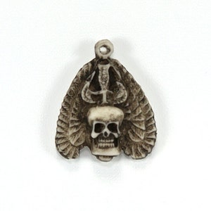 Skull Charm Resin 30mm Halloween Day of The Dead JB222