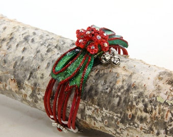 Red Reed Manschette Jingle Bell Armband JB187
