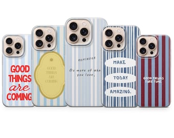 How Lucky Are We phone case text Cover for iPhone 17 Pro Max, 16e, 15, 14, 13 & Samsung S25 Ultra, S24 FE, A56, A16, Pixel 10 XL, 9a, 8, 7