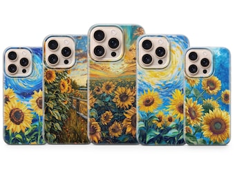 Sunflower Field Phone Case,Cover for iPhone 17 Pro Max, 16e, 15, 14, 13 & Samsung S25 Ultra, S24 FE, A56, A16, Pixel 10 XL, 9a, 8, 7