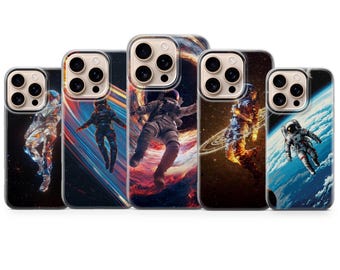 Man in space phone case walking in sapce Cover for iPhone 17 Pro Max, 16e, 15, 14, 13 & Samsung S25 Ultra, S24 FE,A56,A16,Pixel 10 XL,9a,8,7