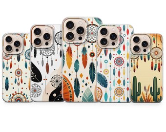 Dream Catcher Boho phone case Bohemian Cover for iPhone 17 Pro Max, 16e, 15, 14, 13 & Samsung S25 Ultra, S24 FE, A56, A16,Pixel 10 XL,9a,8,7