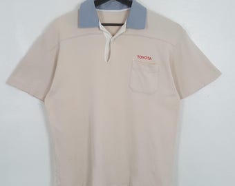 Vintage Toyota Japanese Racing Worker Polo Shirt