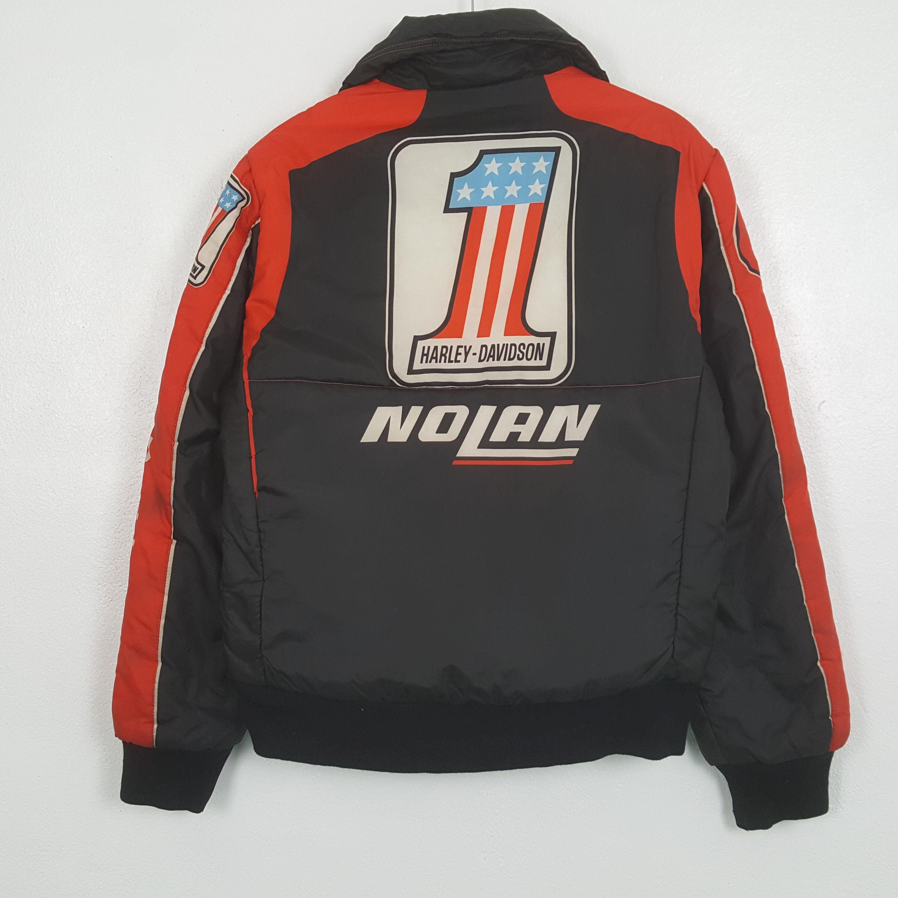 Vintage AMF Harley Davidson Nolan Racing Bikers Jacket - Etsy