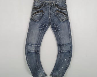 Vintage PPFM J Cut 'Banana" Curve Denim Jeans