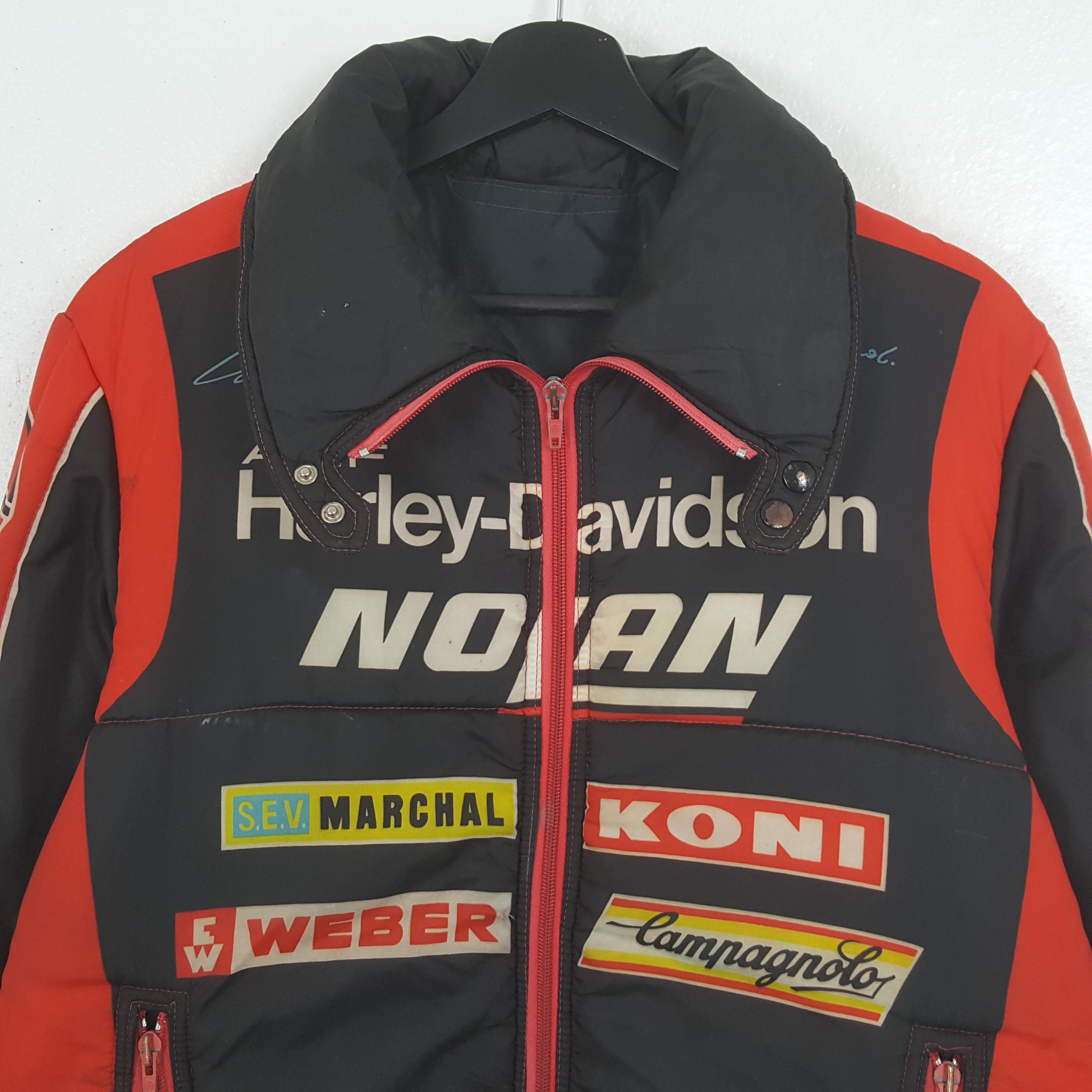 Vintage AMF Harley Davidson Nolan Racing Bikers Jacket - Etsy