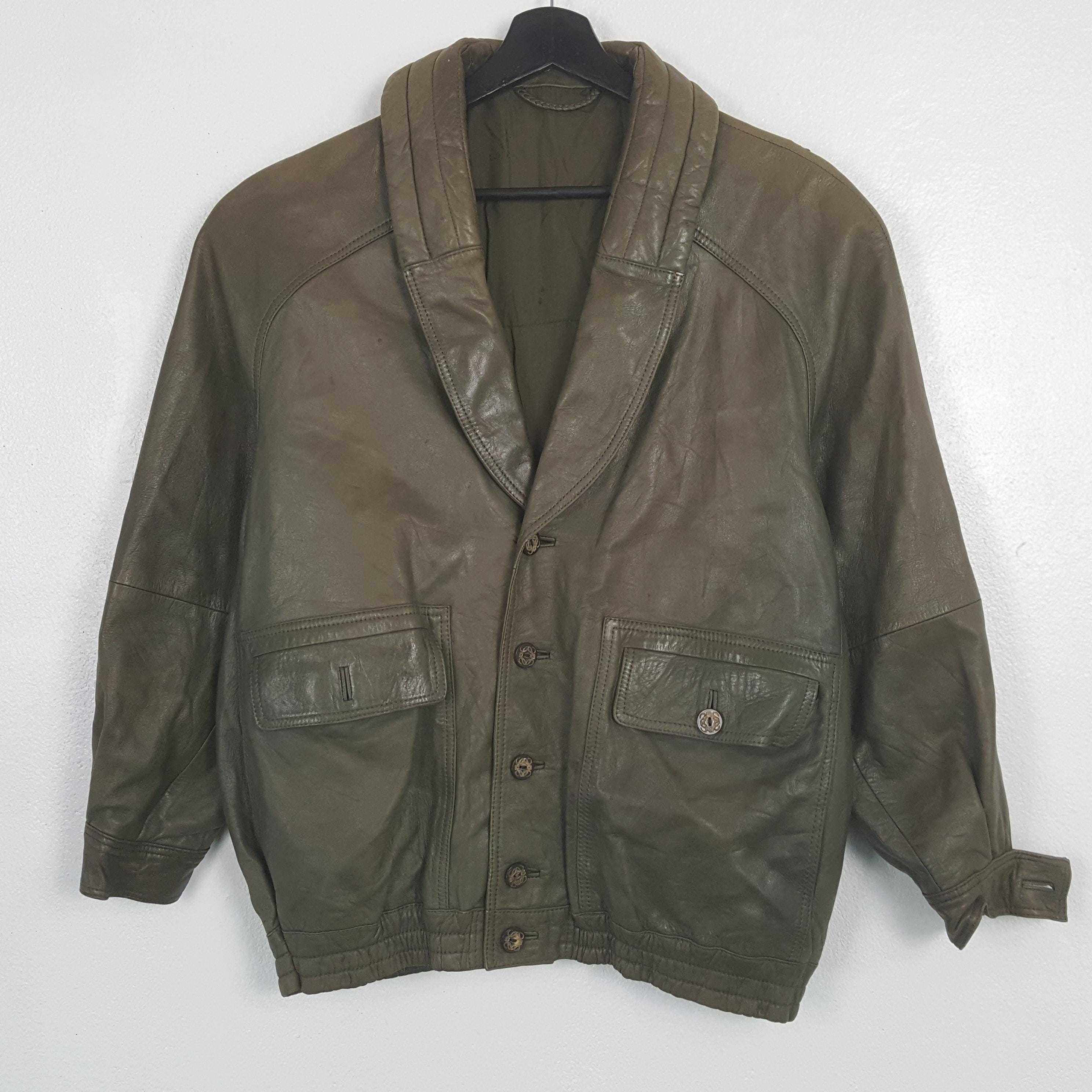 Loewe, Vintage Loewe Japan Leather Jacket