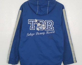 Sudadera con capucha azul vintage de Mickey Mouse del Tokyo Disney Resort