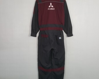 Chaqueta de trabajo vintage del equipo Fuso Mitsubishi Racing