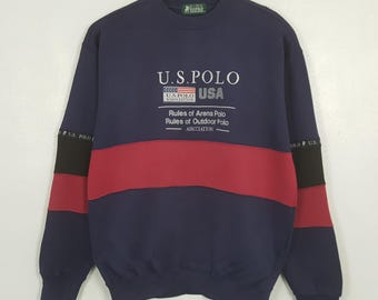 Vintage U.S. Polo Association Embroidery Sweatshirt