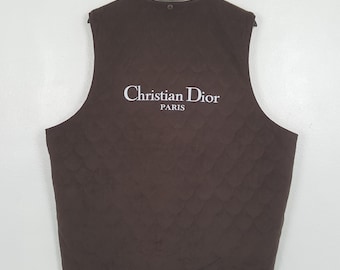 Chaleco de diseño vintage Christian Dior Paris