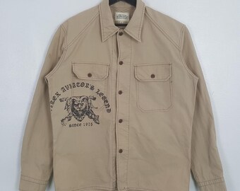 Vintage Avirex Aviators Legend Full Button Shirt Jacket