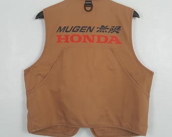 Vintage Zippo X Mugen Honda Racing Custom Sports Vest