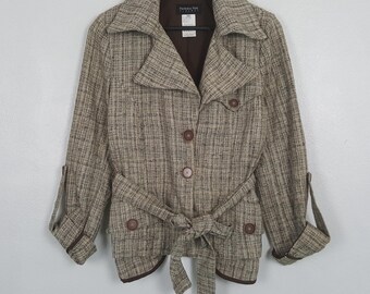 Vintage PATRIZIA PEPE Button Coat Jacket