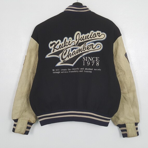Vintage 90s Kuki Junior Chamber Varsity Jacket