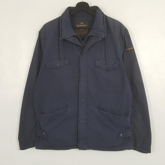 Napapijri, Vintage NAPAPIJRI Zipper Distressed Jacket
