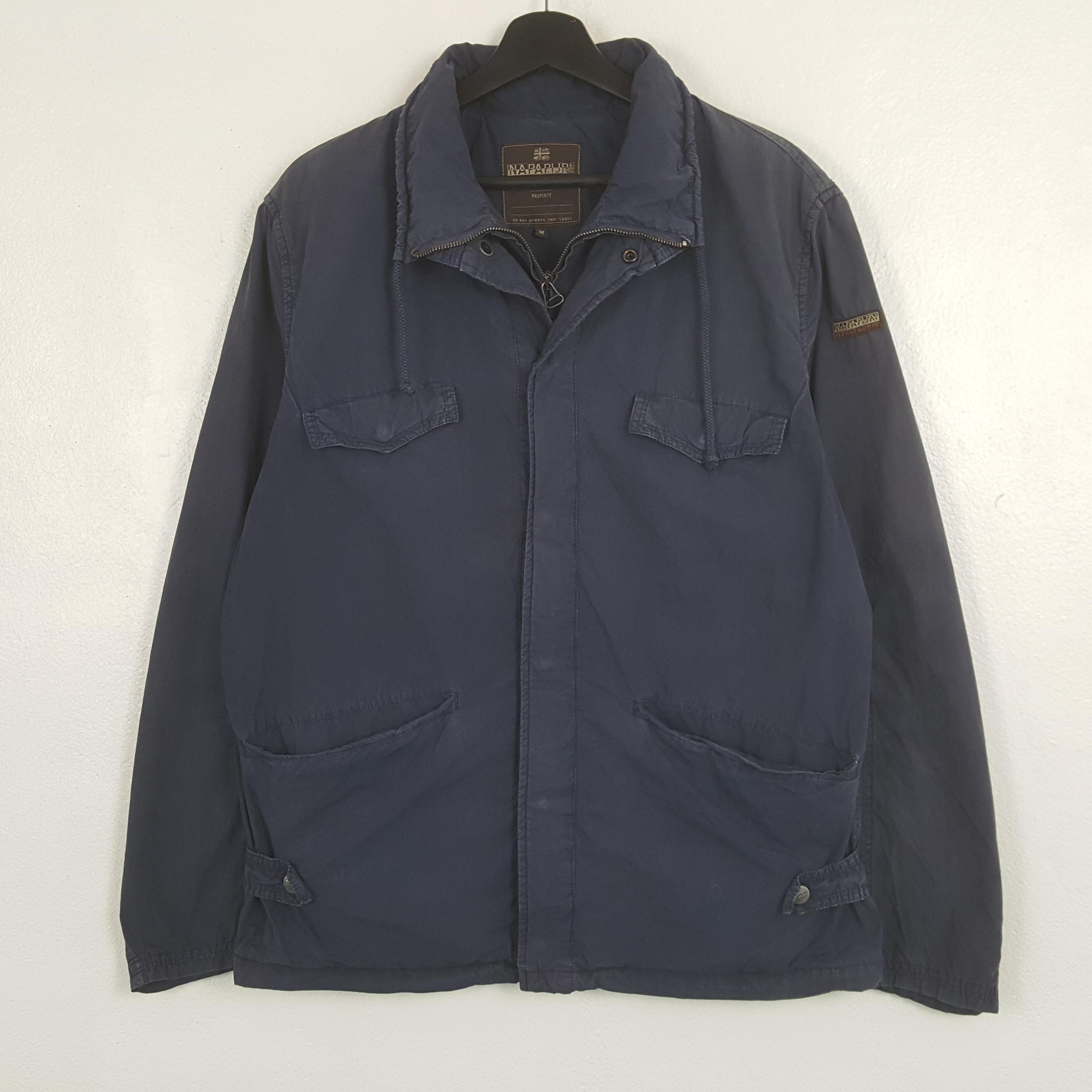 Napapijri, Vintage NAPAPIJRI Zipper Distressed Jacket