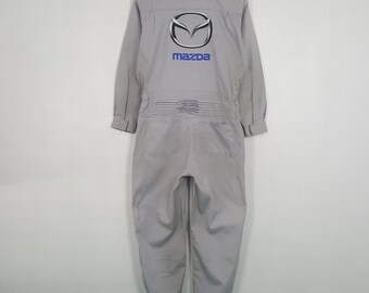 Vintage Mazda Racing Team Art Custom  Coverall