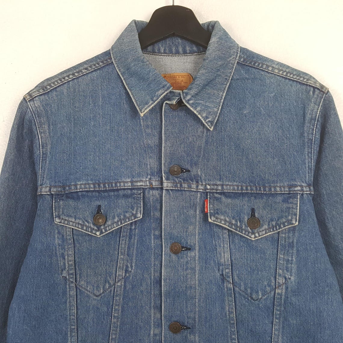 Vintage Levi's Japanese Brand Button Denim Jacket, foto 2 di 5